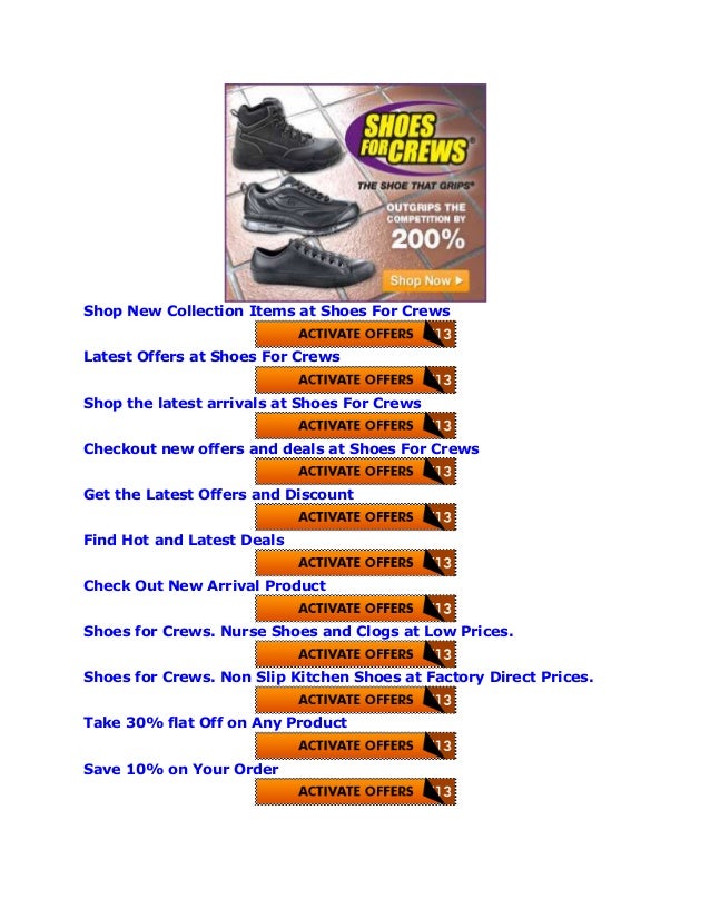 shoes for crews coupon