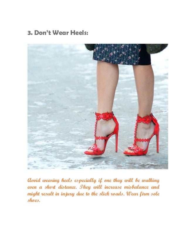 heels for rainy season