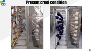 Present creel condition
31
 