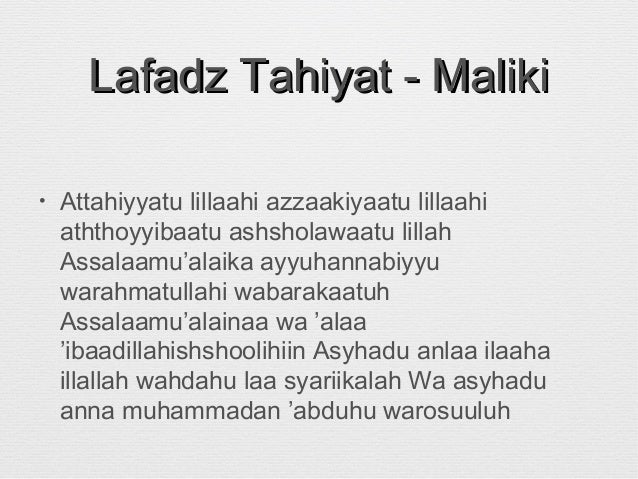 Sholat 4 madzhab