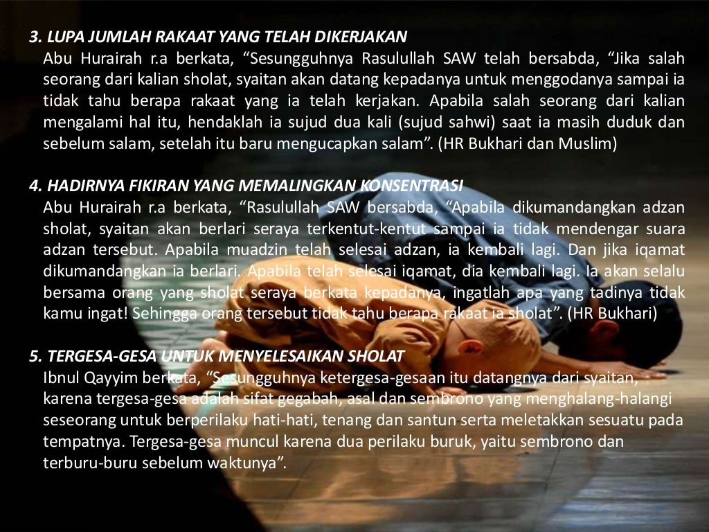Sholat 5 waktu