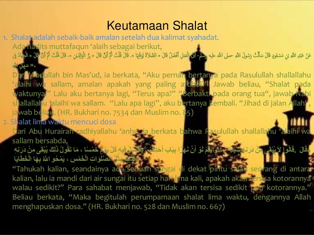 Sholat 5 waktu