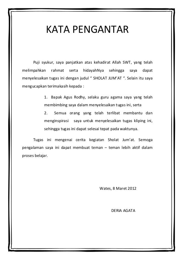 Tugas Agama Kelas 7 Sholat Jum At