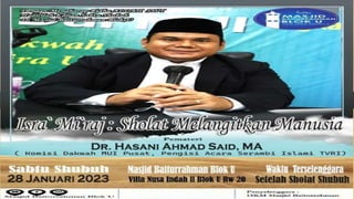 Dr. Hasani Ahmad Said - Sholat sebagai mikrajul muminin -  2.pptx