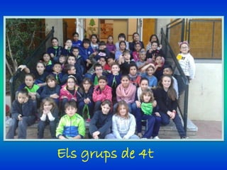 Els grups de 4t
 