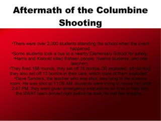 Columbine History Project | PPT