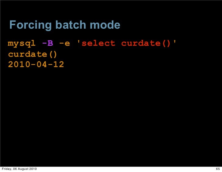 Mysql curdate Mysql curdate
