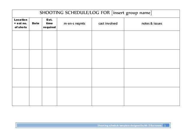 shooting-schedule-log-for-insert-group-name