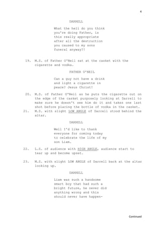 Shooting script | DOCX