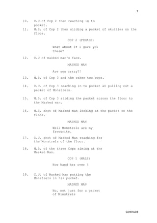 Shooting script | DOCX