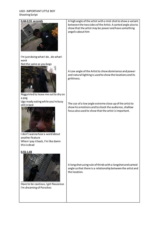 Shooting Script | PDF