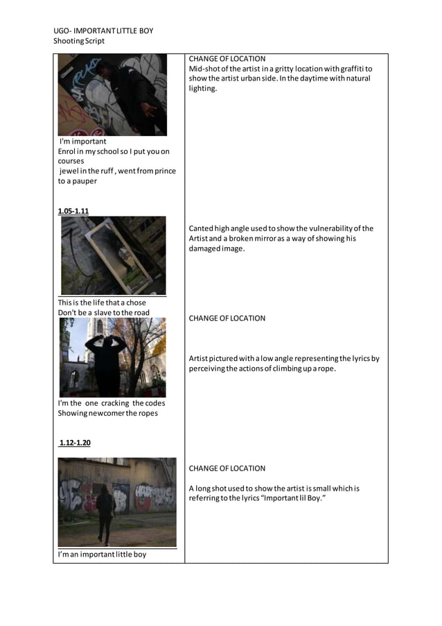 Shooting Script | PDF