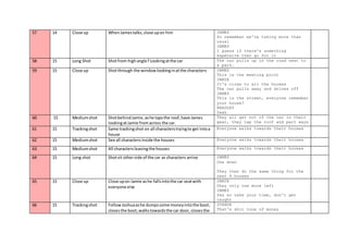Shooting script | DOCX