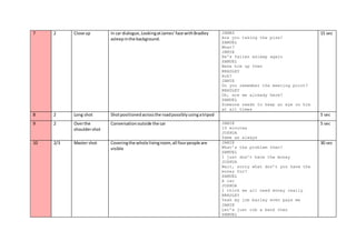 Shooting script | DOCX