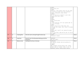 Shooting script | DOCX
