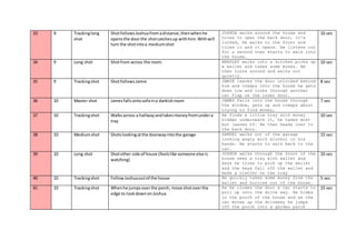 Shooting script | DOCX