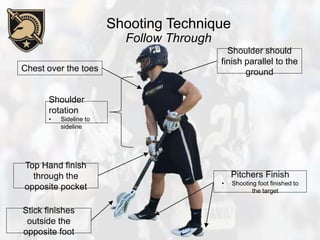 Lacrosse Shooting Technique and Drills | PPTX | Lacrosse | Sports