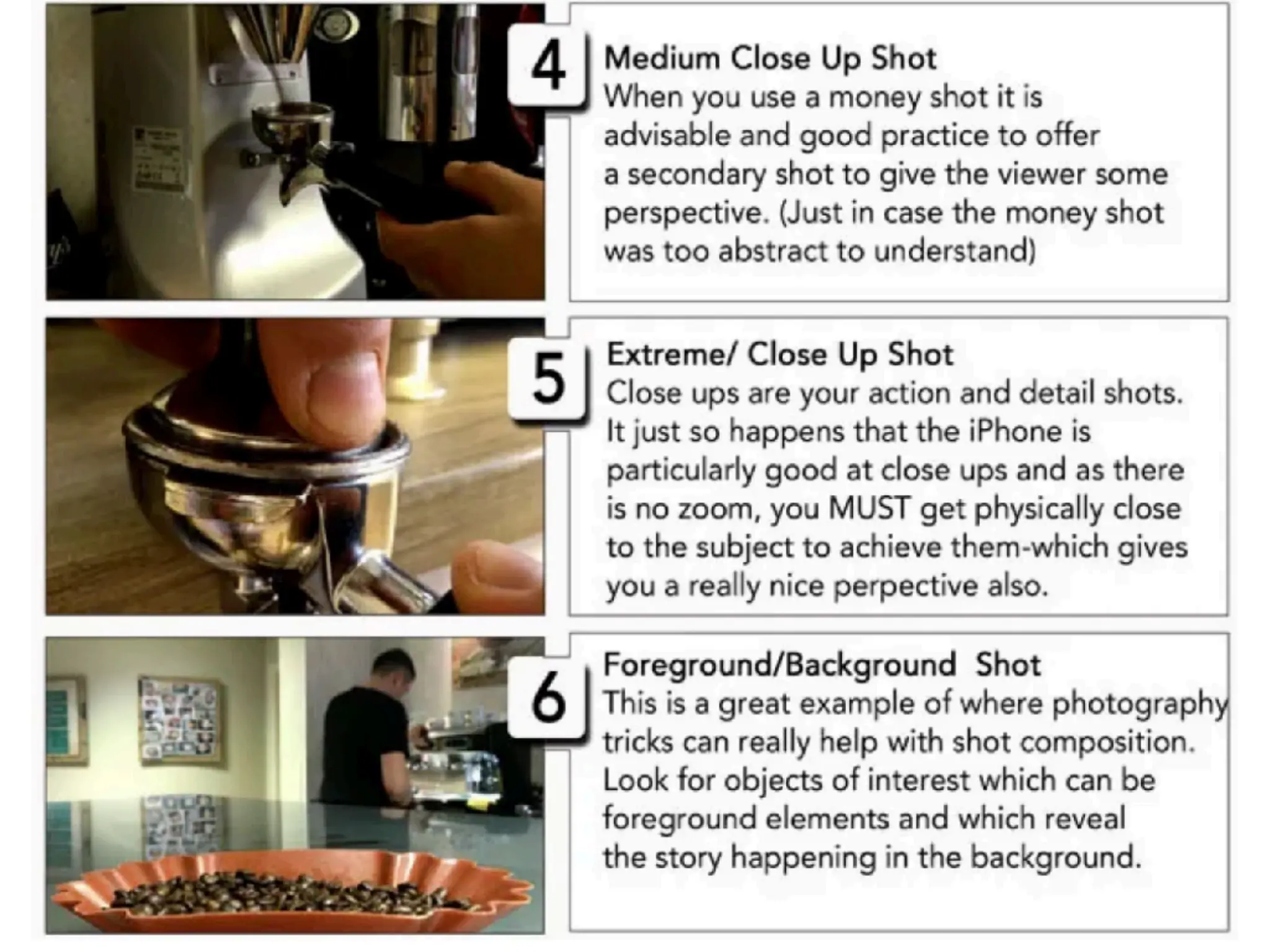 Shooting good video for a digital video story