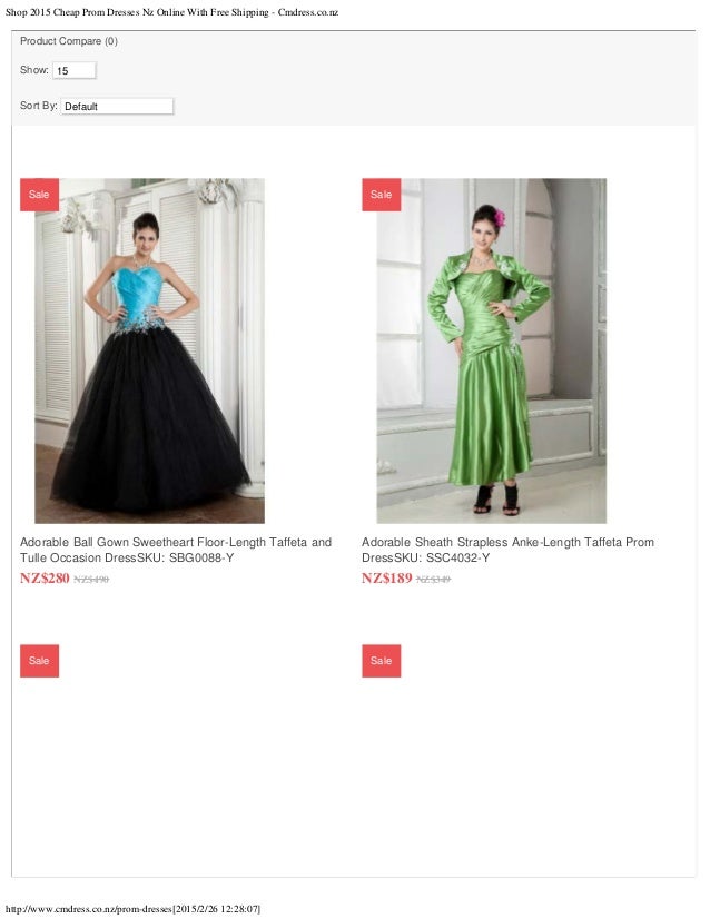 Shop 2015 cheap prom dresses nz online with free shipping cmdress.co.nz