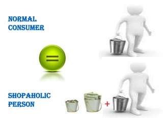NORMAL
CONSUMER




Shopaholic
person       +
 
