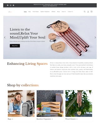 Shop Bamboo Wind Chimes, Men's Backpacks, and Travel Laptop Backpacks for Women