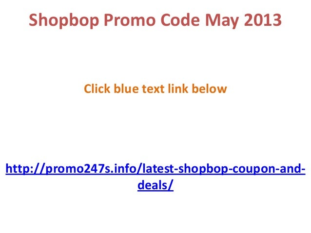 shopbop promo code may 2013 free shipping and 70 off now