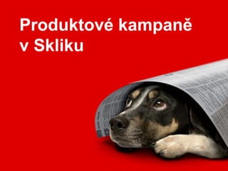 Produktové kampaně
v Skliku
 
