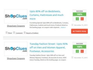 Shopclues coupons  - august 2015 coupon codes - promo code