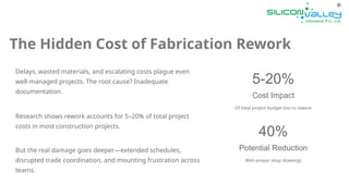Decrease Rework How Shop Drawing Services Reduce Fabrication Rework by 40% | PPTX