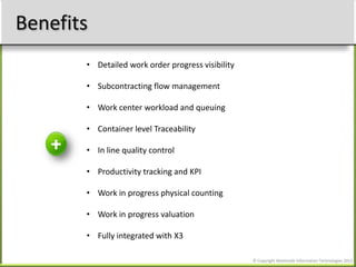 NextInside Shop floor control | PPT