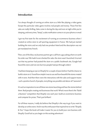 Shopify & You introduction and first chapter | PDF