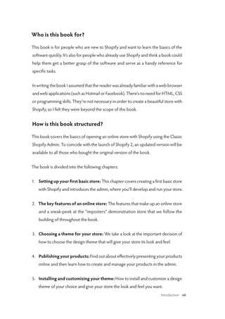 Shopify & You introduction and first chapter | PDF