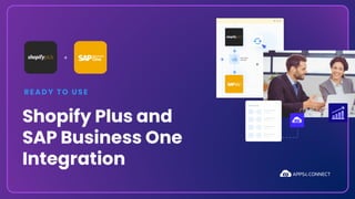 Shopify Plus and
SAP Business One
Integration
READ Y TO USE
+
 