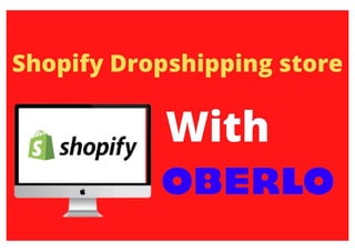 Shopify dropshipping store 