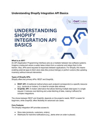 Shopify Integration API_ How to Link External Applications to Your ...