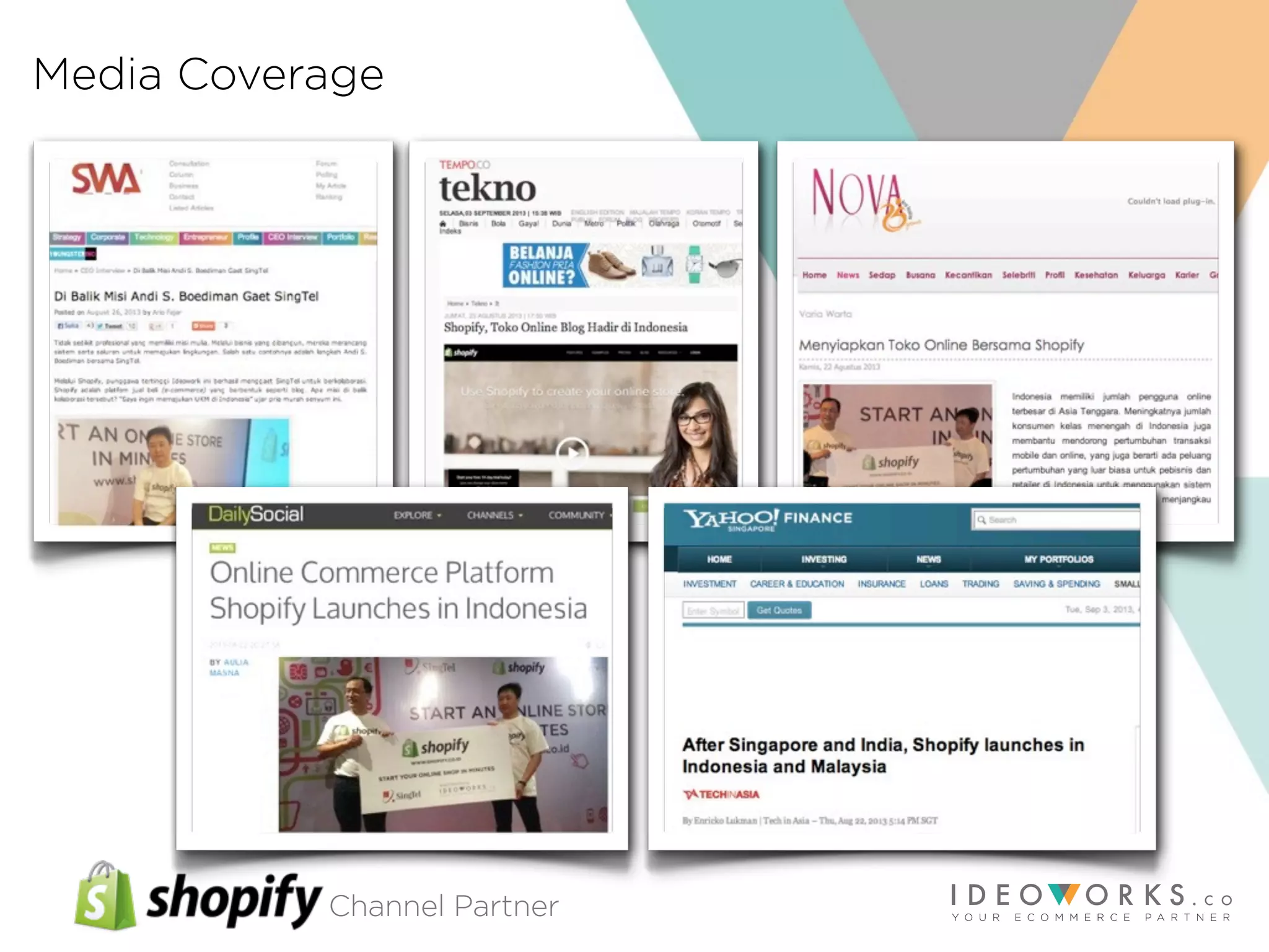 Channel Partner
Media Coverage
 