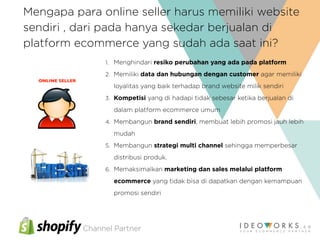 Shopify Presentation.pdf Shopify Online Store Presentation – Setup Your Online Store in Minutes ...