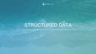 STRUCTURED DATA
 