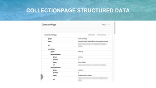 COLLECTIONPAGE STRUCTURED DATA
 
