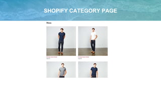 SHOPIFY CATEGORY PAGE
 