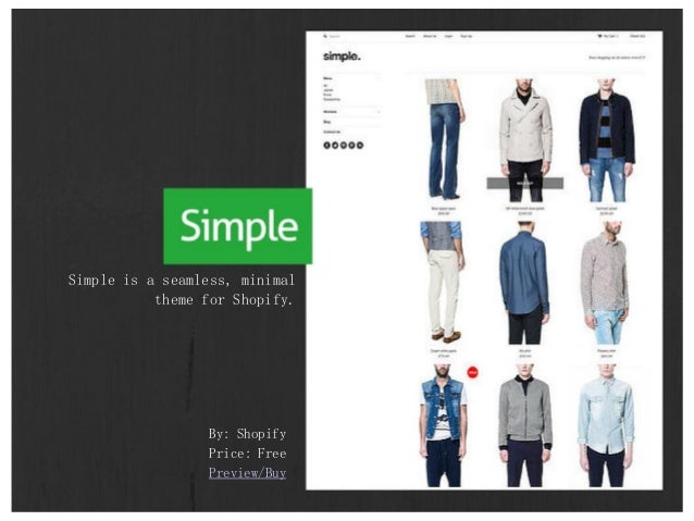 25 simple and elegant shopify themes