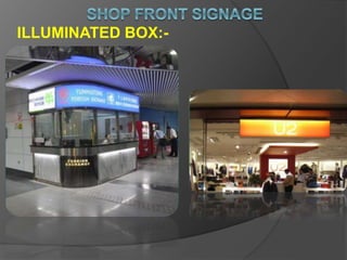 Retail Shop Light Box Section Case Study On Shop Interiors | PPTX