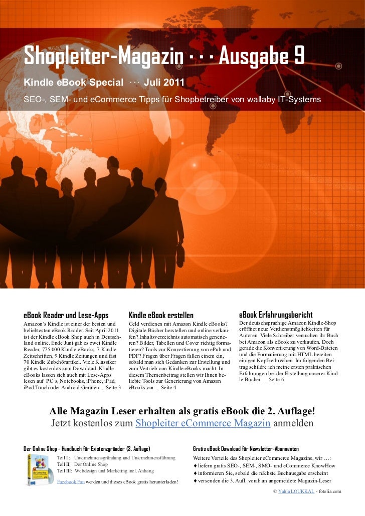 Kindle Ebook Special Shopleiter Magazin Nr 9