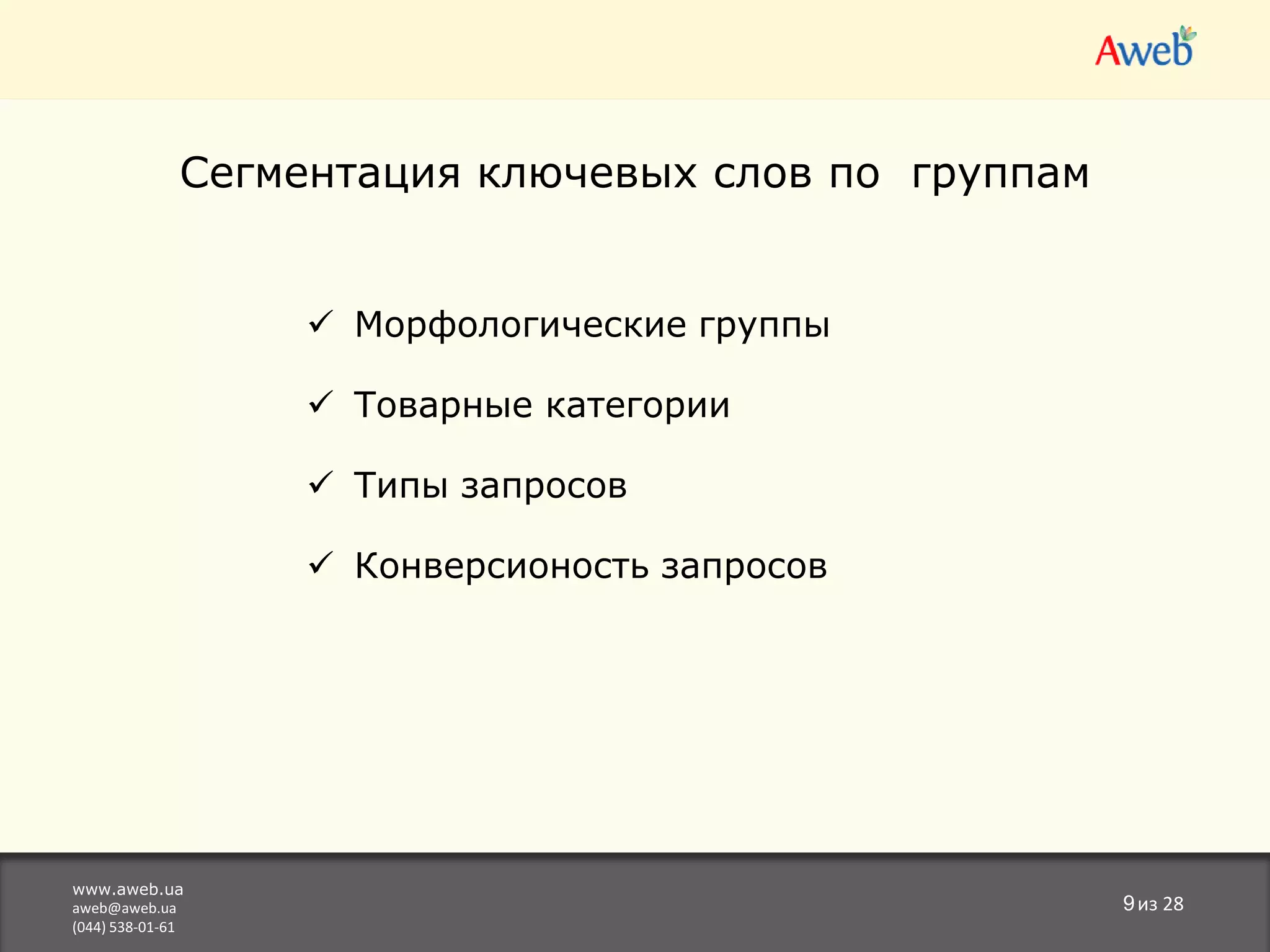 Цели контекстной рекламыПродажи