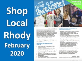 Little Rhody is Awesome 2020 Columns in Shop Local Rhody Magazine | PDF