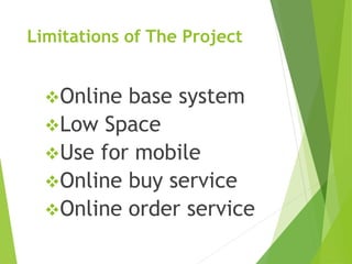 Shop management system | PPTX