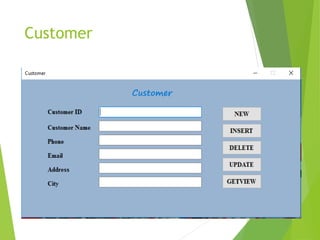 Shop management system | PPTX
