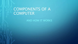 COMPONENTS OF A COMPUTER | PPT