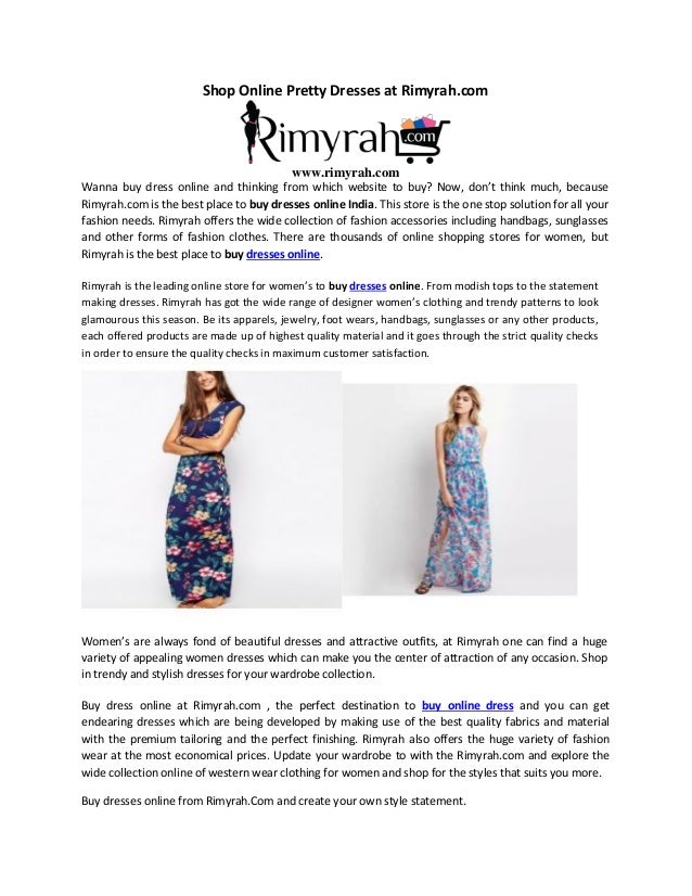 website to buy dresses online