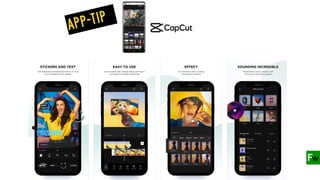 APP-TIP
Ondertiteling van je video
 